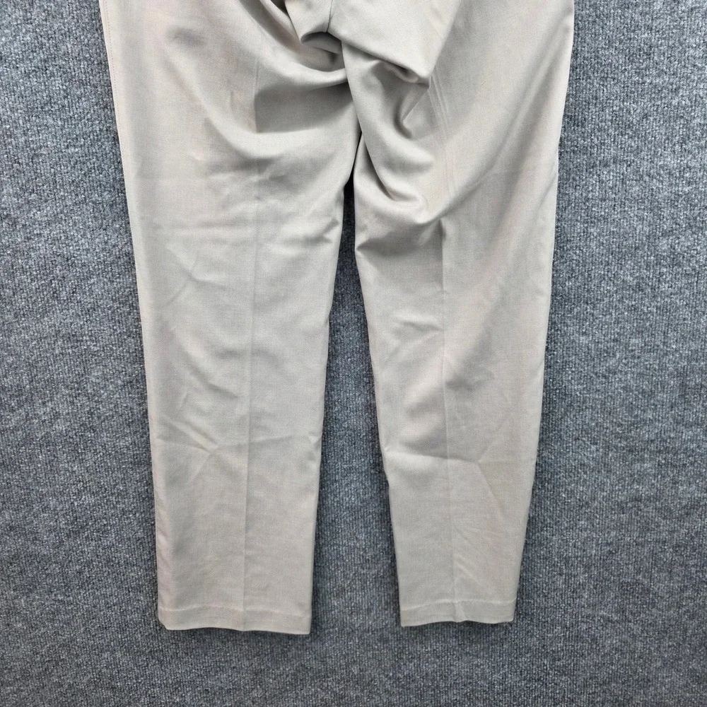 Peter Millar Men's Classic Fit Flat Front Chino Dress Pants Tan Size 33‎ EB50